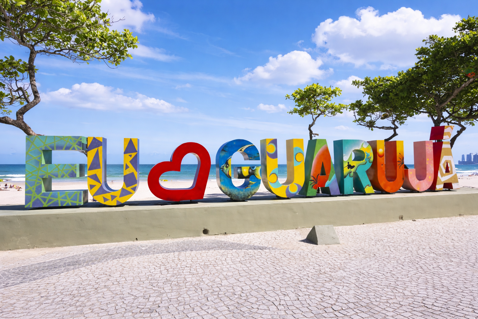Cartão Postal de Guarujá