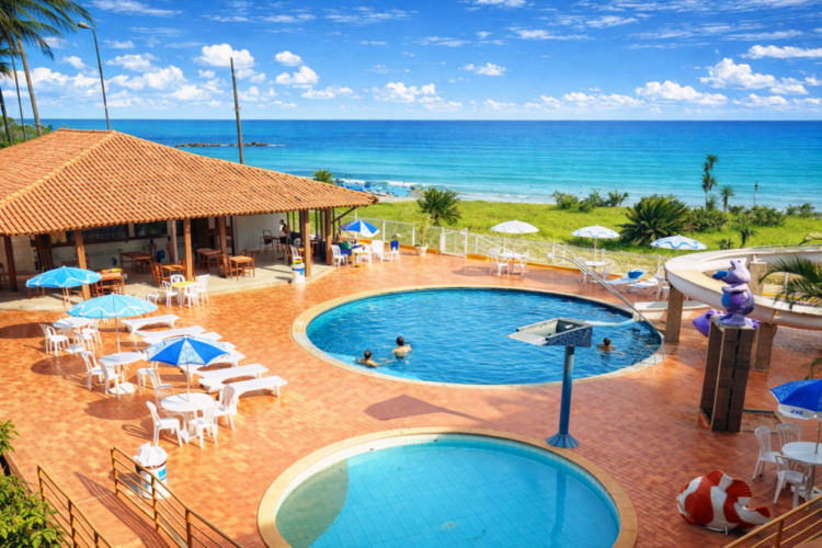 Hotel com vista para o mar