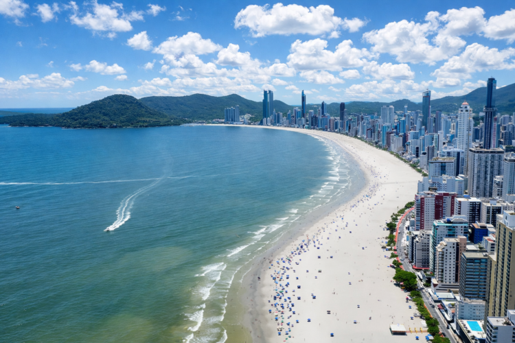 Praia Central de Balneário Camboriú