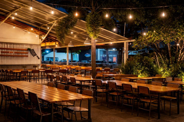 Restaurante na Praia do Canto