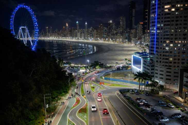Anoitecer em Camboriú
