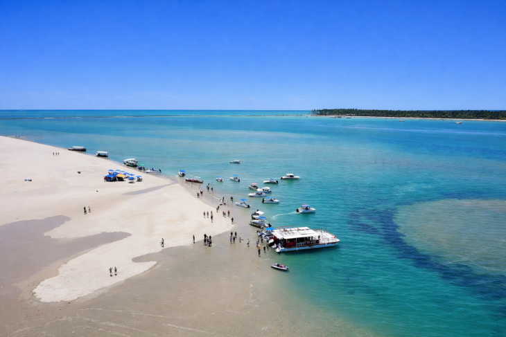 Bancos de Areia - Ilhas Temporárias no Horizonte Azul