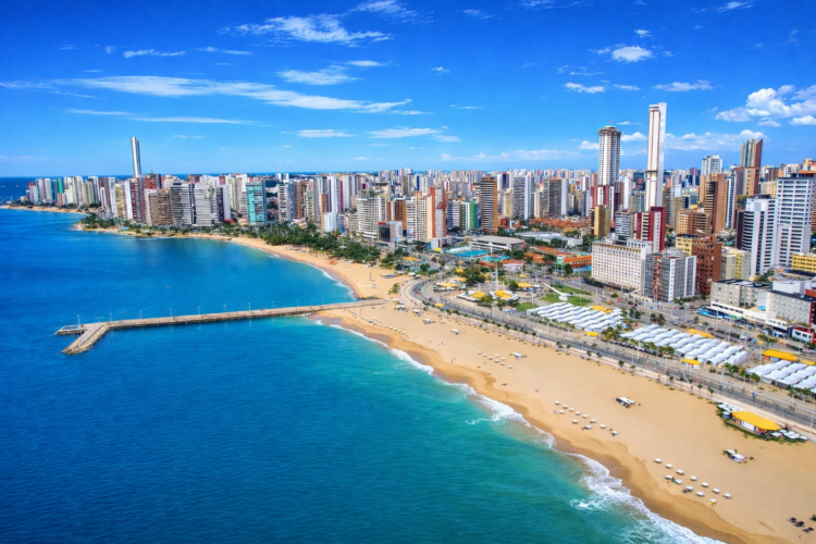 Vista aérea de Fortaleza