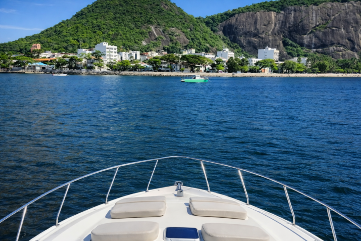 Passeios de barco - Copacabana vista do mar
