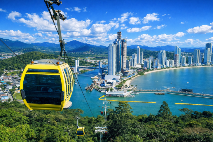 Passeios de teleférico e vistas panorâmicas