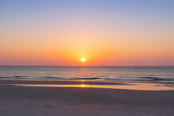 Por do Sol no verão de Salinas(Salinópolis)