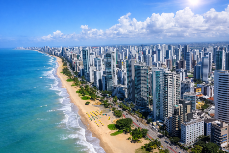 Praia de Boa Viagem, em Recife (PE)