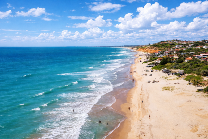 Praia de Canoa Quebrada, em Aracati (CE)