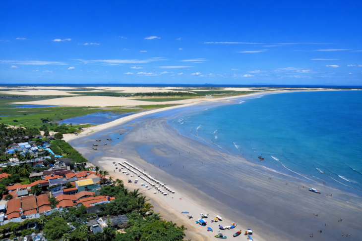 Praia de Jericoacoara, em Jijoca de Jericoacoara (CE)