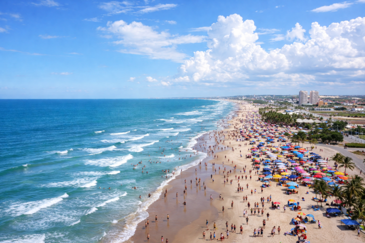 Praia do Futuro, em Fortaleza (CE)