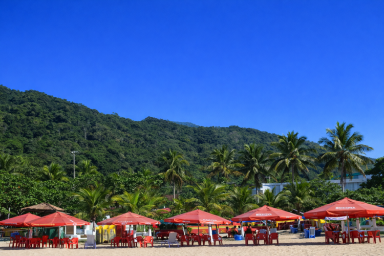 Quiosques a beira mar