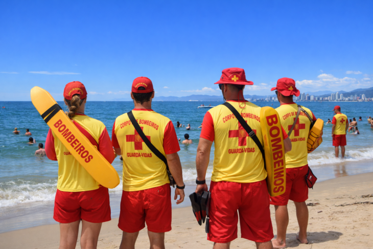 Salva Vidas na Praia de Laranjeiras