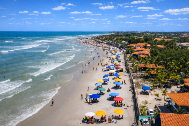 Vista aérea da Praia do Farol Velho