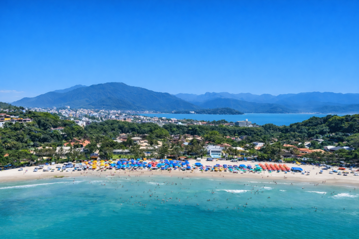 Vista aérea da Praia do Tenório