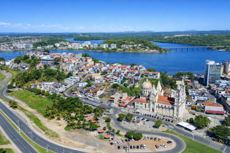Vista aérea de Ilhéus