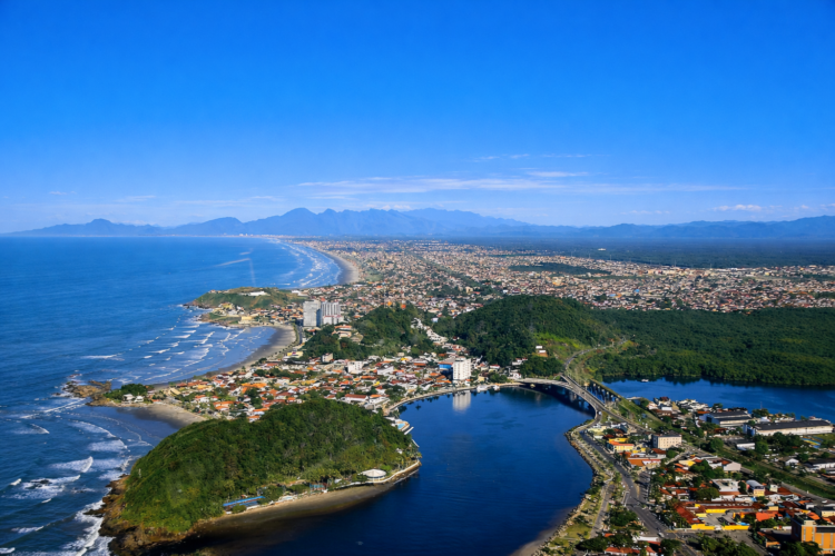 Vista aérea de Itanhaém