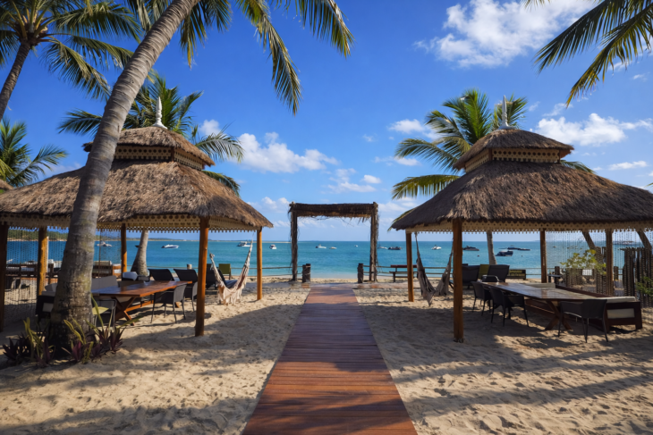 Pousada de frente para o mar