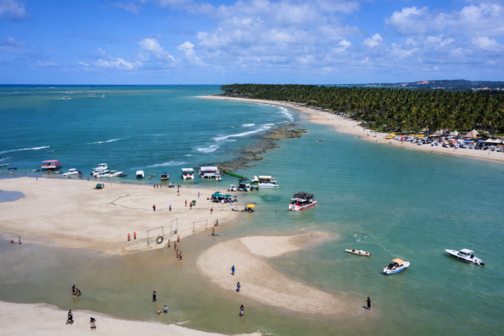 Cartão Postal na Praia dos Carneiros