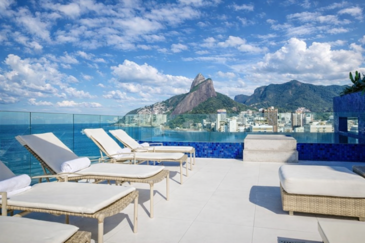 Hotel com vista para o mar em Ipanema
