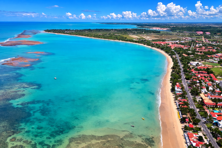 Imagem aérea de Porto Seguro