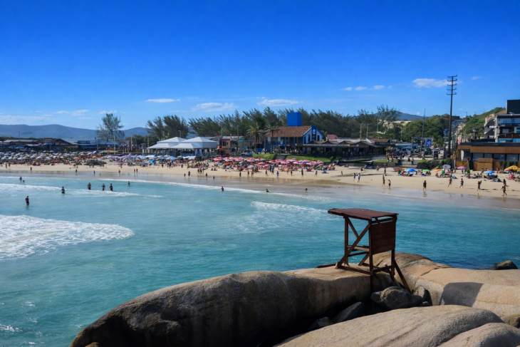 Praia da Joaquina, em Florianópolis (SC)