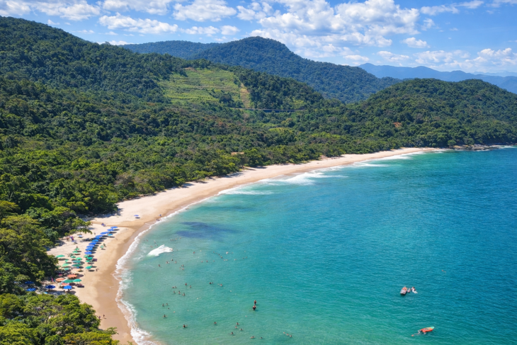 Praia do Félix, em Ubatuba (SP)