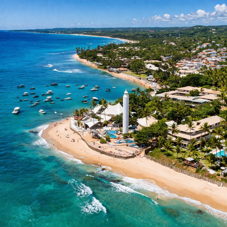 Praia do Forte em Mata de São João(Bahia)