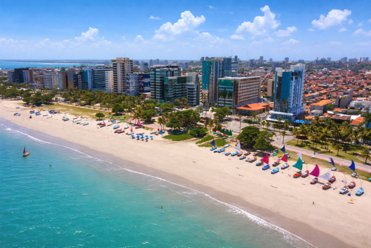 Vista aérea da Capital Maceió