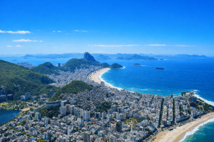 Vista aérea do Rio de Janeiro