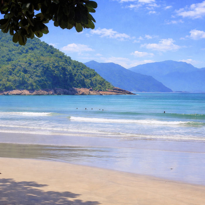 Praia do Arpoador em Peruíbe