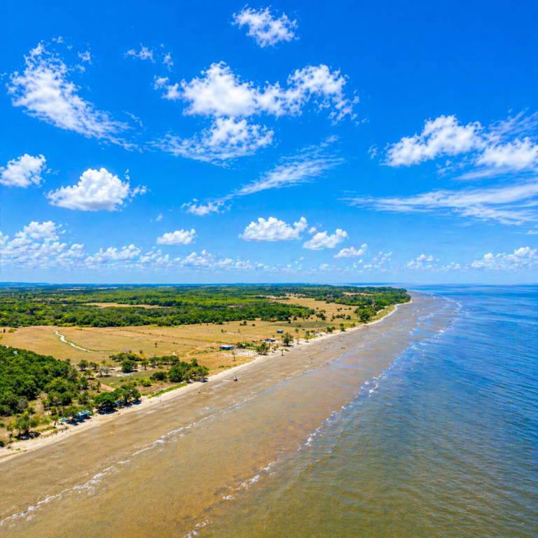 Praia do Goiabal em Calçoene