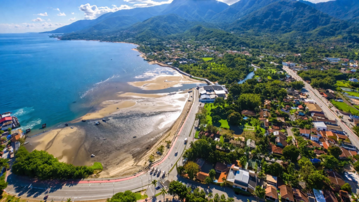 Vista aérea de Ilhabela