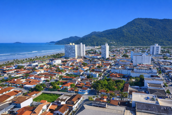 Vista aérea de Pruíbe