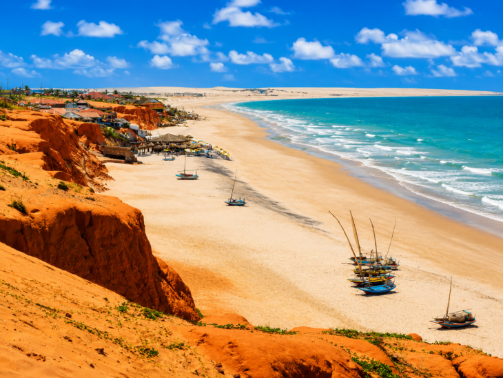 Falésias em Canoa Quebrada