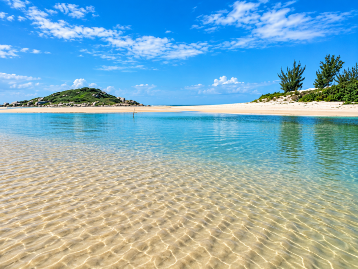 Lagoa na Praia da Ferrugem