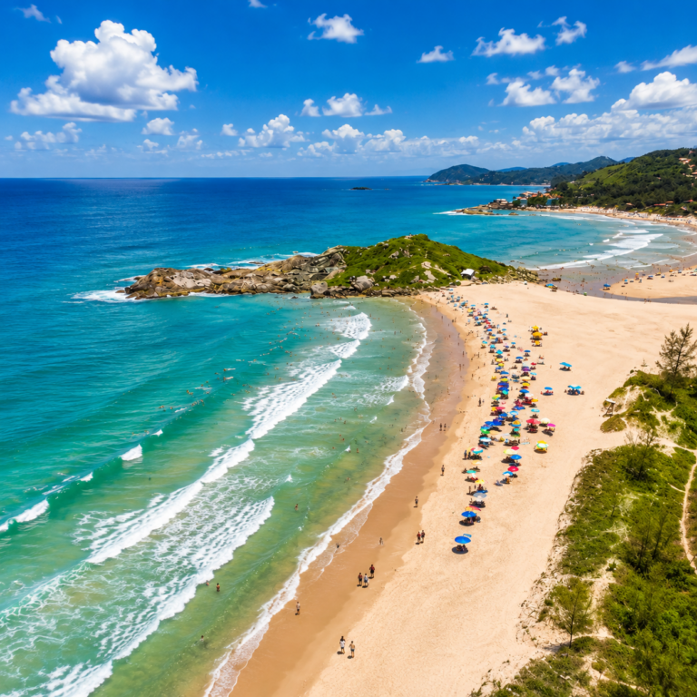 Praia da Ferrugem em Garopaba