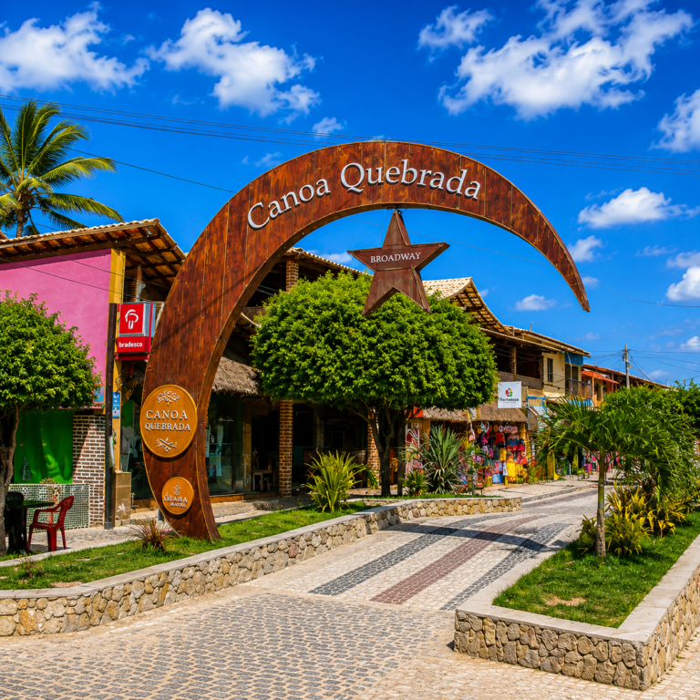 Praia de Canoa Quebrada em Aracati